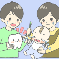 歯みがきを嫌がる子供