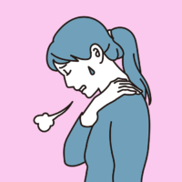 肩こりに悩む女性